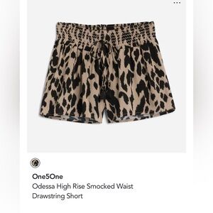 Never been worn leopard shorts